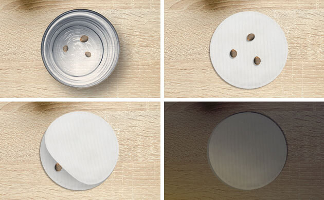 Проращивание семян в темноте между ватными дисками