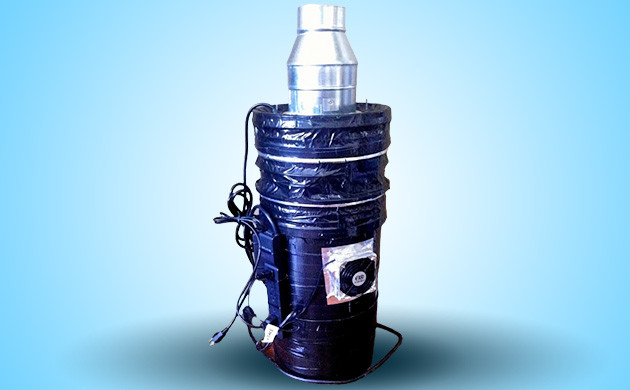 Небольшой цилиндрический гроубокс