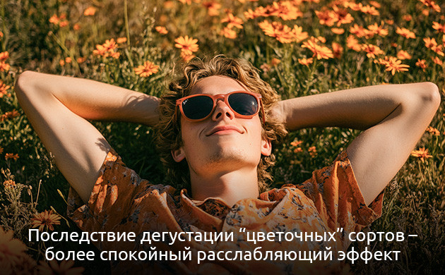 Действие успокаивающее и расслабляющее Подгруппа «Цветы»