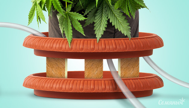 Система автоматического дренирования для конопли