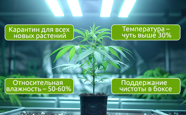 Контроль условий для профилактики клещей