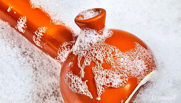 Способы очистки бонга