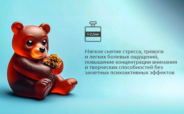 Дозировка ТГК в эдиблз