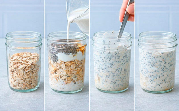 Подготовка основы для канна-овсянки Шаг 1. Подготовка основы.