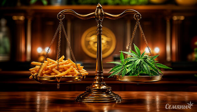 Марихуана безопасней картошки фри