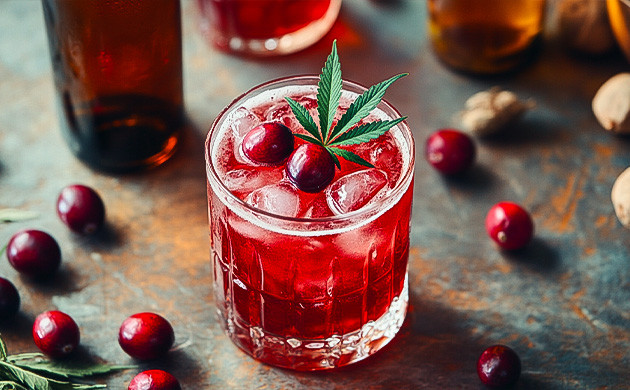 Рецепт Клюквенного мула Коктейль Клюквенный мул