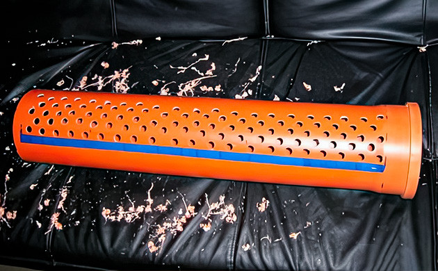 отверстия в стенках внутренней трубы