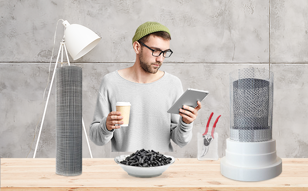 Сборка угольного фильтра