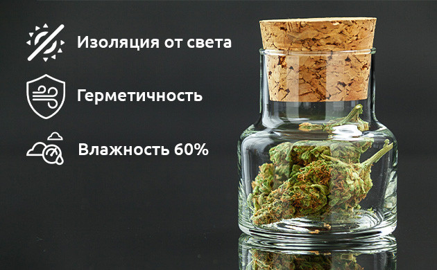 Правильное хранение конопли