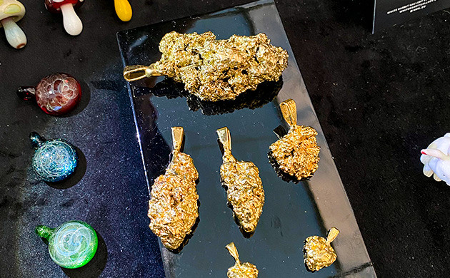 Шишки конопли на Спаннабис 2023 Продукты на фестивале Spannabis 2023