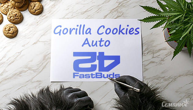 Выращивание сорта марихуаны Gorilla Cookies Auto от FastBuds Гроурепорт сорта Gorilla Cookies Auto от FastBuds