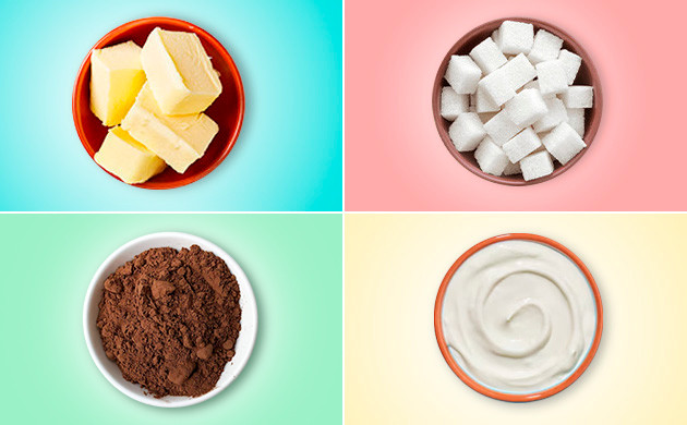 Ингредиенты глазури для тыквенного канна-пирога