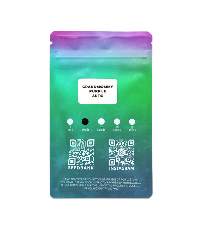 Семена сорта Grandmommy Purple Auto fem (Herbies Seeds)