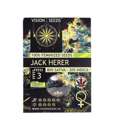 Семена сорта Jack Herer fem (Vision Seeds)