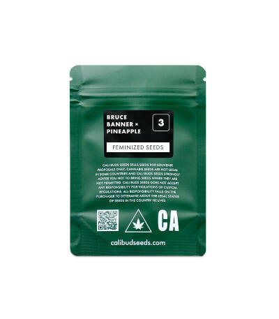 Семена сорта Bruce Banner × Pineapple (7CH Seeds & Cali Buds Seeds)