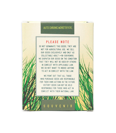 Семена сорта Auto Chronic Monster XXL fem (Victory Seeds)