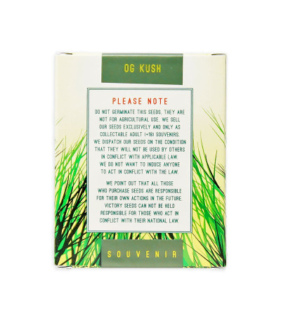 Семена сорта OG Kush fem (Victory Seeds)