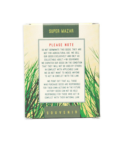 Семена сорта Super Mazar fem (Victory Seeds)