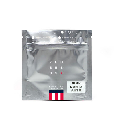Семена сорта конопли Pink Runtz Auto от 7CH American