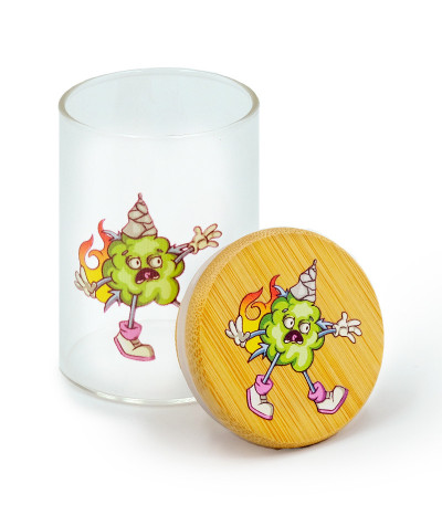 Баночка герметичная с принтом 7CH, маленькая