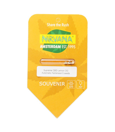 Семена сорта Supreme CBD Lemon OG Automatic fem