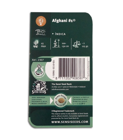 Семена сорта Afghani #1 reg (Sensi Seeds)